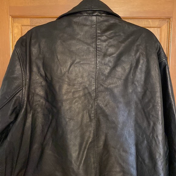 Calvin Klein Leather Jacket Mens XXL - Picture 8 of 8
